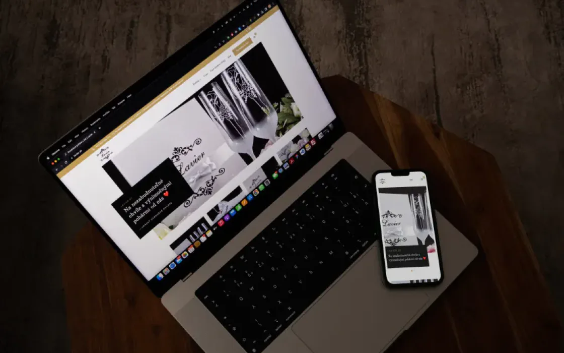 Redesign of the Lavier.sk web application