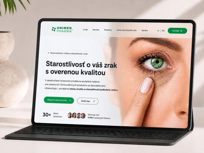Website für Unimed Pharma