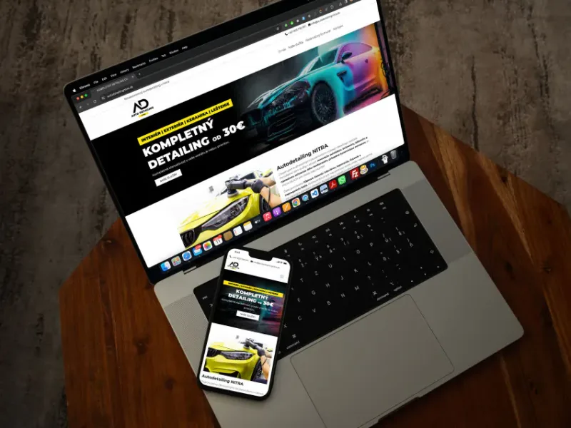 Website für Autodetailingnitra.sk